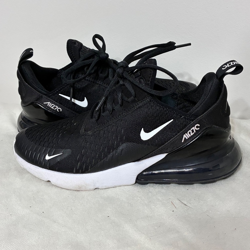 Nike Air Max 270 Black White Solar Red AH8050-002 Mens Size 8.5 Running Shoes